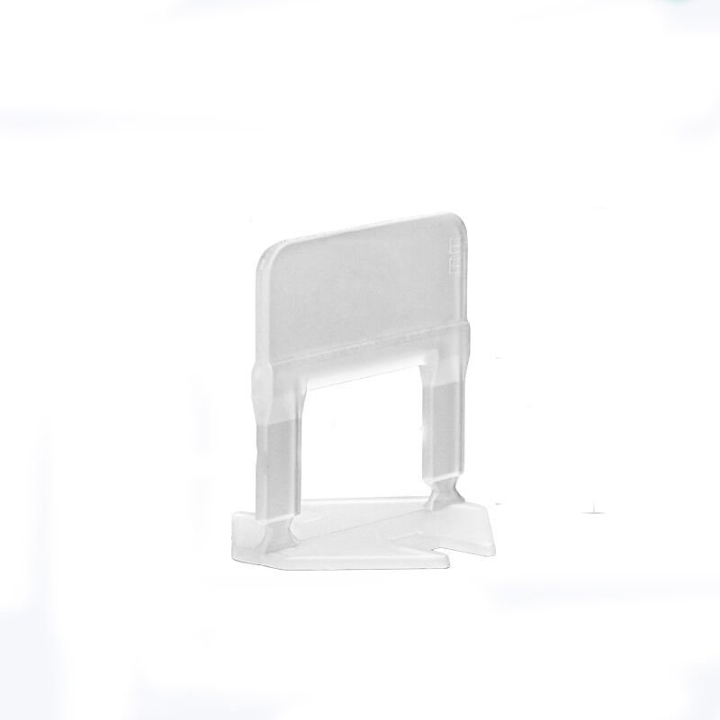 Shining House - 100 Stück Nivellierlaschen zur Unterstützung beim Verlegen von Fliesen 2 mm, transparent, 3,5 3,8 cm