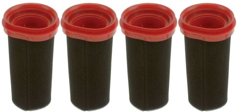 4er-Pack Filter für Bosch BBH3Z0025 BBH3PETGB BBH3251GB Akku-Staubsauger