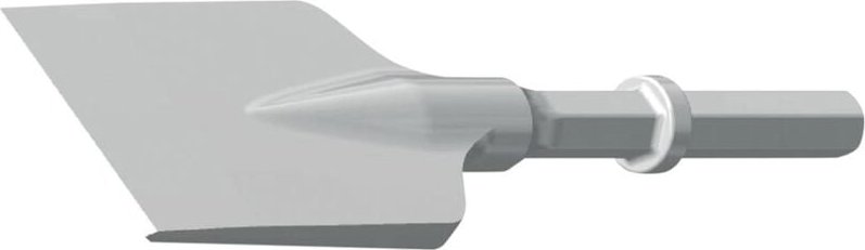 Spaten 400 x 125 mm ee sechskant 25 x 108 mm