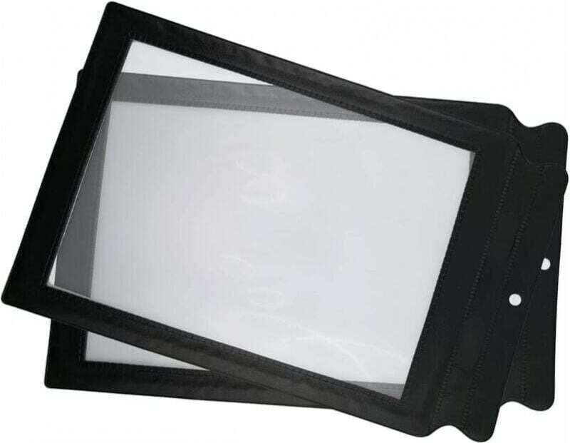 Confezione da 2 lenti di ingrandimento grandi per la lettura - Molto leggere e infrangibili - Per anziani - Lente A4 - I...