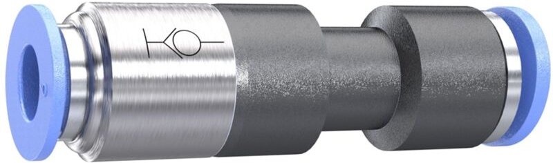 Gerade Steckverbindung »Blaue Serie« selbstabsper., Schlauch-Ø 12, 199.12-2 - Riegler