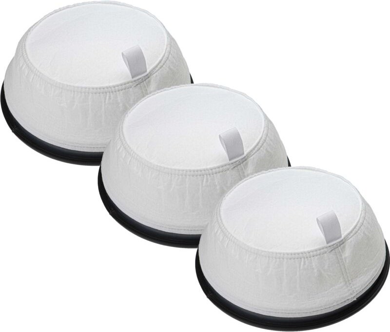 3x Sackfilter Ersatz für Nilfisk 1471432500 für Trockensauger, Staubsauger - Ersatz-Filter Schwarz Weiß - Vhbw