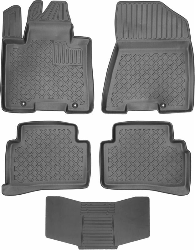 Fußmatten ARISTAR 603194 + ABDECKUNG 251992 - Hyundai Tucson II 2015-2020 / Kia Sportage IV 2016-2021 STOP. MONTAGE HK v...