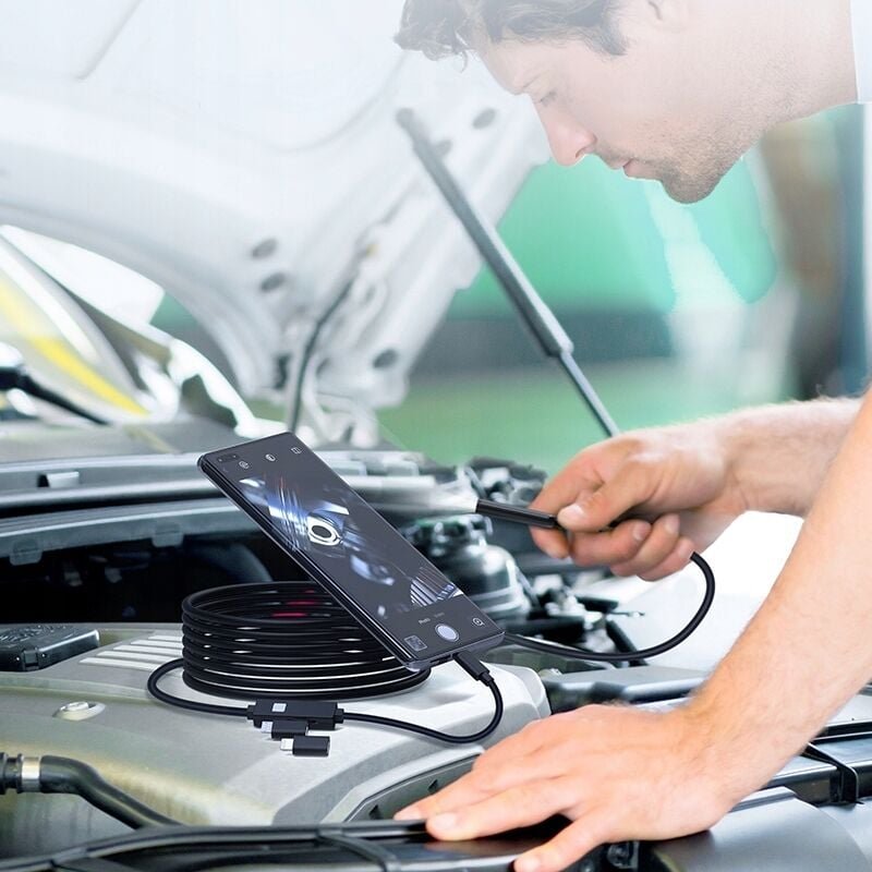 ENDOSKOP-INSPEKTIONSKAMERA 1920P Android iOS 5m