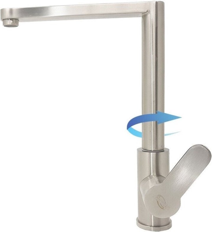 Trade Shop Traesio - Trade Shop - miscelator rubinetto S9007 quadrato 360 gradi monocomand rubinetterien -