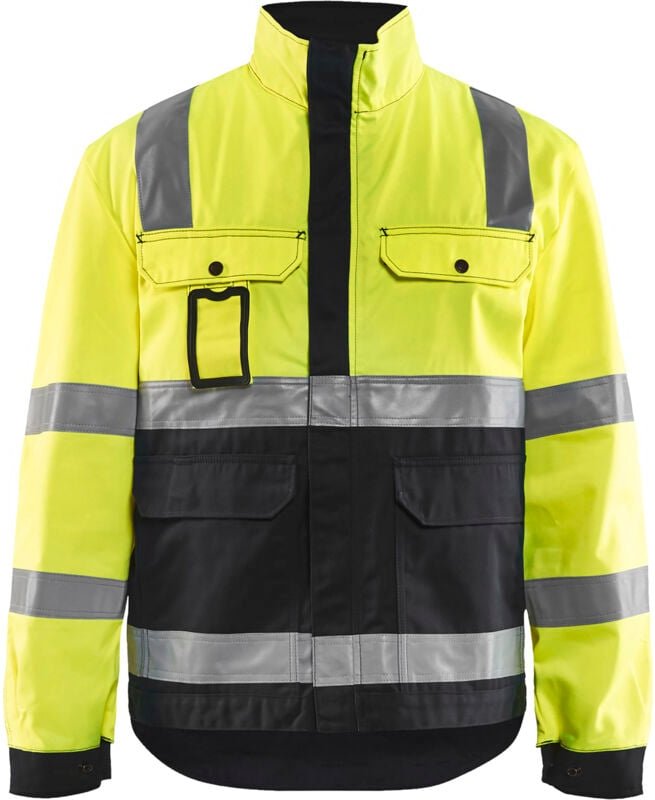 Hochsichtbare Arbeitsschutzjacke 4023 - Neon Gelb/Schwarz S