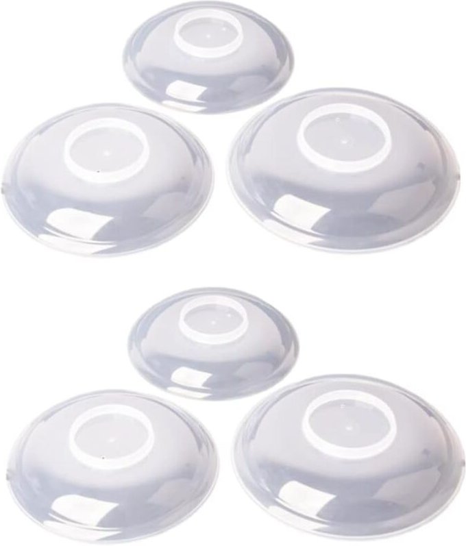 Fitags - Mikrowellen-Abdeckhaube, hitzebeständige Mikrowellen-Abdeckhaube, Lebensmittelhülle, Geschirrdeckel, Spritzschu...