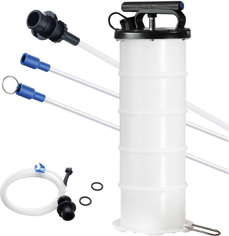 Mophorn - Flüssigkeitsabsauger, 1,74 Gallonen (6,5 Liter), manuelle Ölwechselpumpe mit Ölmessstab und Schlauch für die V...