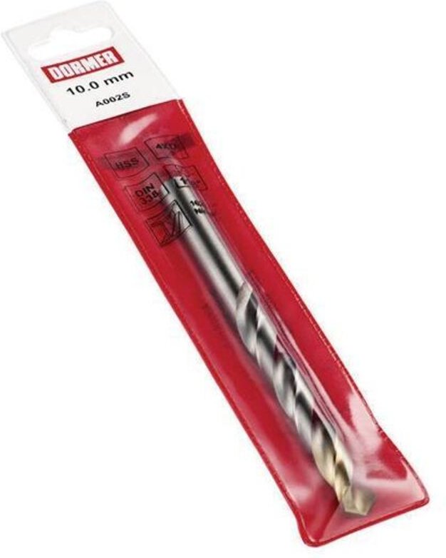 Dormer - Spiralbohrer din 338 Typ n A002S Nenn-Ø 8.2 hss profilgeschliffen Kurz 4 Rechts
