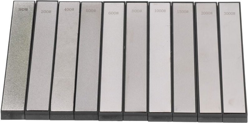 Ej.life - Messer-Schleifstein-Set, verschleißfester Mehrzweck-Schleifstein mit hoher Härte zum Reparieren und Schneiden ...