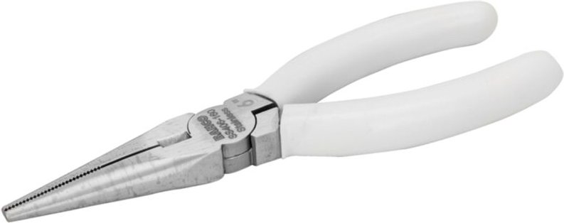 Bahco Edelstahl-Flachrundzange mit PVC-beschichtetem Griff, 175 mm