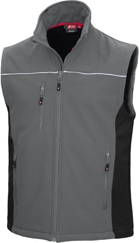 Softshellweste Nitras motion tex light 7162 grau/schwarz Gr. 2XL