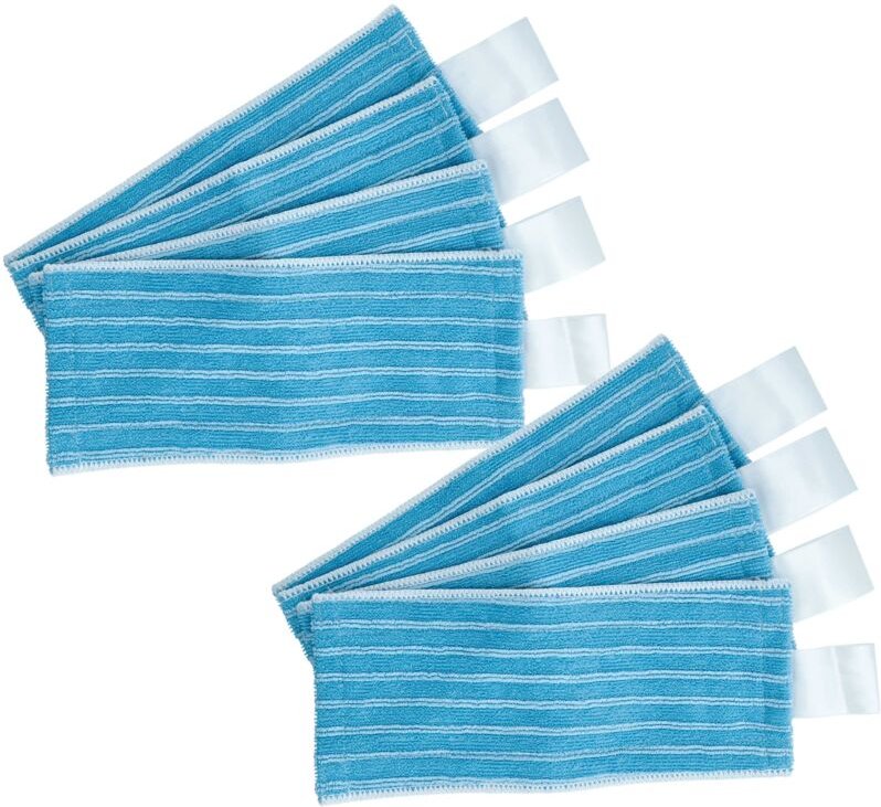 8x Wischtuch Ersatz für Philips FC8063/01 für Staubsauger - Vhbw