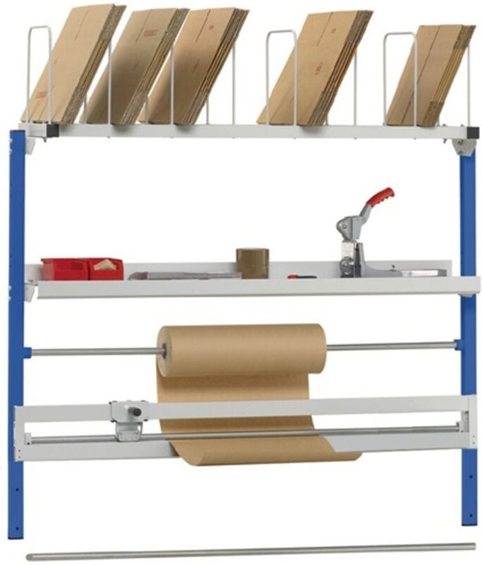 Packtischanbausystem f.Packtischbreiten 1600 und 2000 mm Variante 2