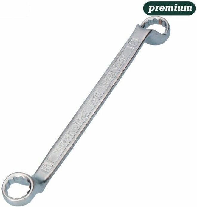 Thumbnail - Gekröpfter Rändelschlüssel 12x13mm e512 MOTA