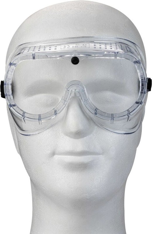 Dema - Schutzbrille Sicherheitsbrille mit Rand indirekte Belüftung