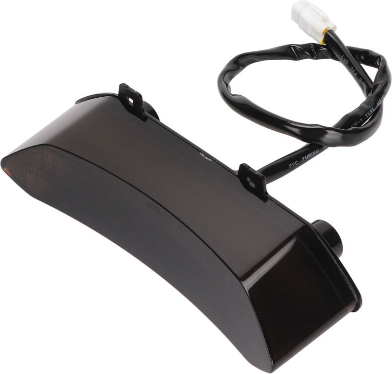 Gotrays - Geräuchertes schwarzes ABS-PC-LED-Rücklicht hinten Bremsleuchte passend für Raptor 700R 2006–2018