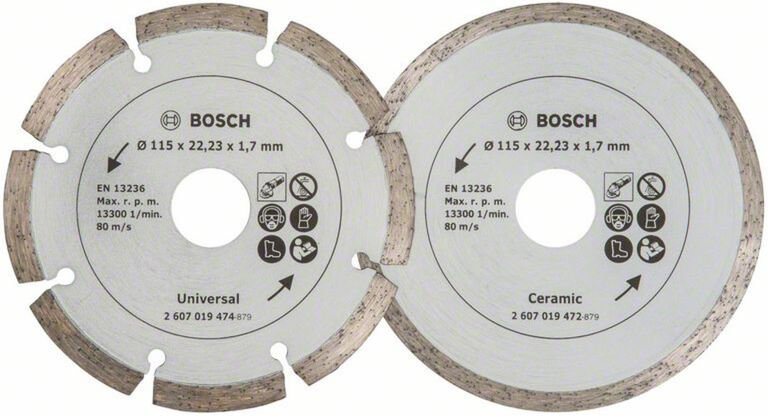 Accessories 2607019478 Diamanttrennscheibe 2 St. - Bosch