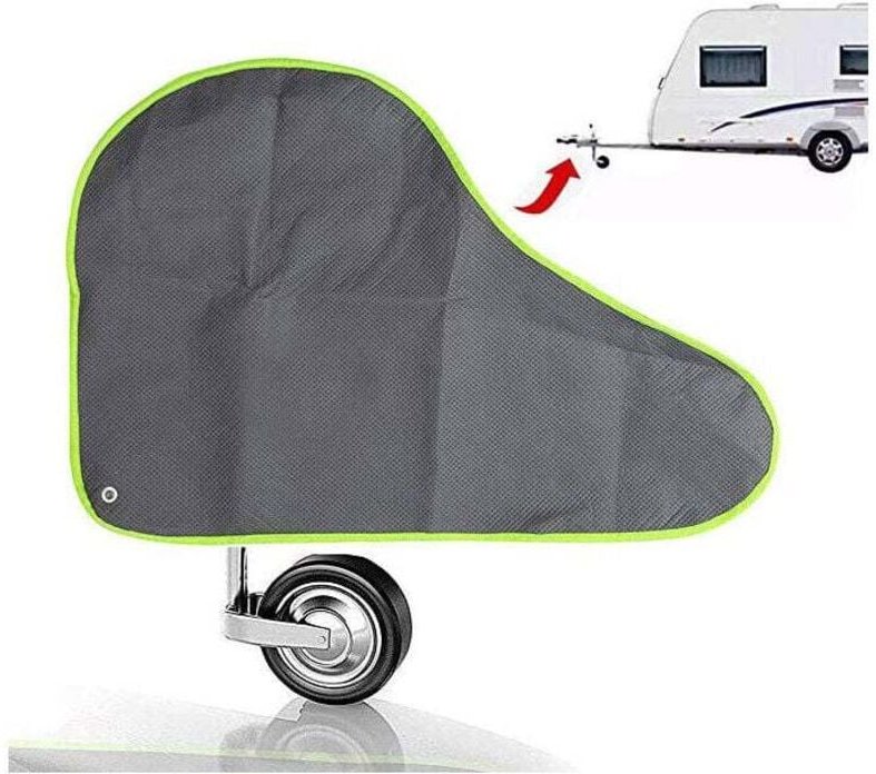 Graue Anhänger Deichselabdeckung, Schutzhülle für Wohnwagen und Anhänger, Universal Deichselabdeckung, Wohnwagenanhänger...