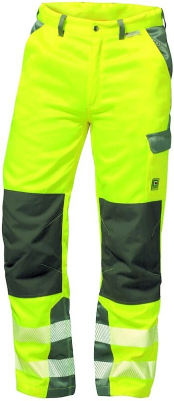 Warnbundhose Paris, Gr. 58, gelb/grau - Elysee