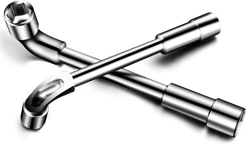 3 Stück)75.8PB Rohrschlüssel – 6-Punkt x 6-Punkt-Profile – 118 x 8 mm