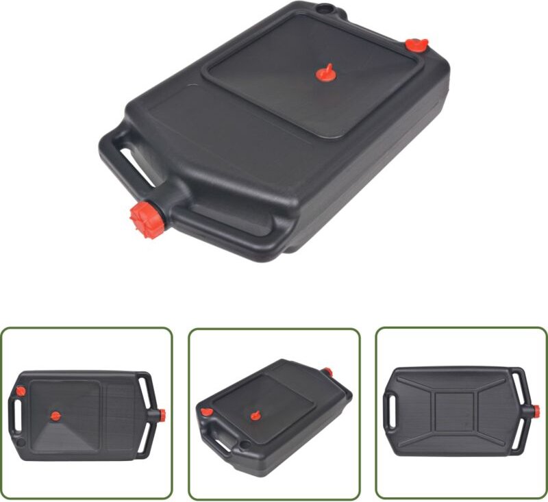 The Living Store Tragbarer Ölauffangbehälter 10 l - Ölauffangbehälter - Altölbehälter - Ölentsorgung - Werkstattbedarf -...