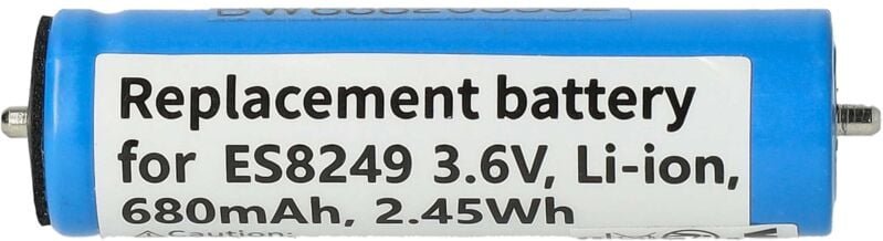 Vhbw - Akku kompatibel mit Panasonic ES-LV70, ES-LV65, ES-LV72, eslv 65, ESLV65 Rasierer Haarschneider (680mAh, 3,6V, Li...