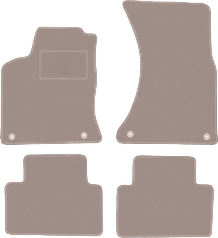 Beige Veloursmatten für: Porsche Macan SUV (2013-)