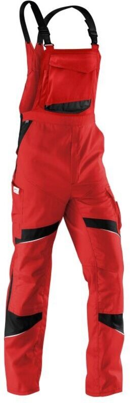 Thumbnail - Kübler Latzhose activiq 3250 mittelrot/schwarz Gr. 26