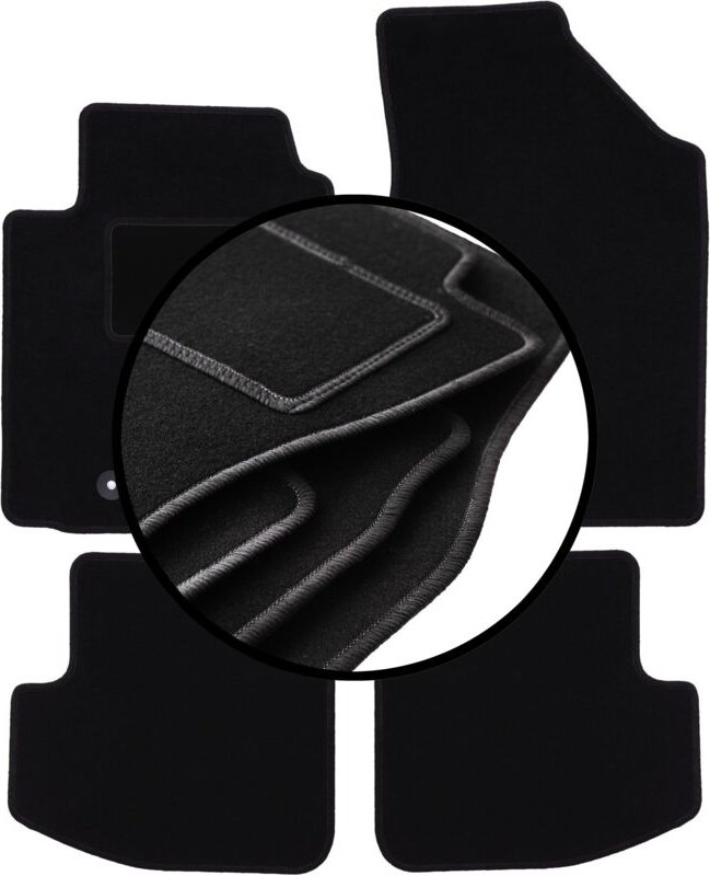 Komplettset Veloursmatten für: Toyota Yaris I 3-Türer (1999-2005)