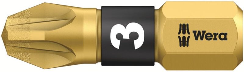 5056704001 Bit 855/1 bdc 1/4 Zoll pzd 3 Länge 25 mm BiTorsion, diamatbeschi - Wera