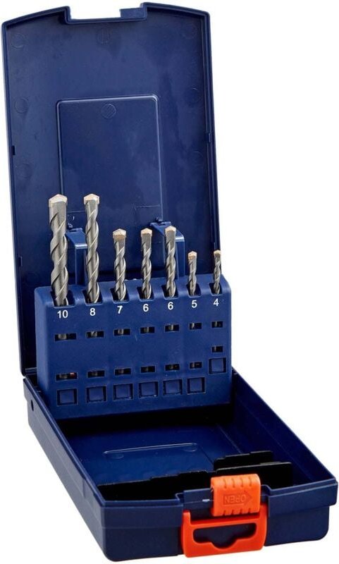 Ws24 - Betonbohrersatz zylindrisch 4 - 10 mm 7tlg. 100072