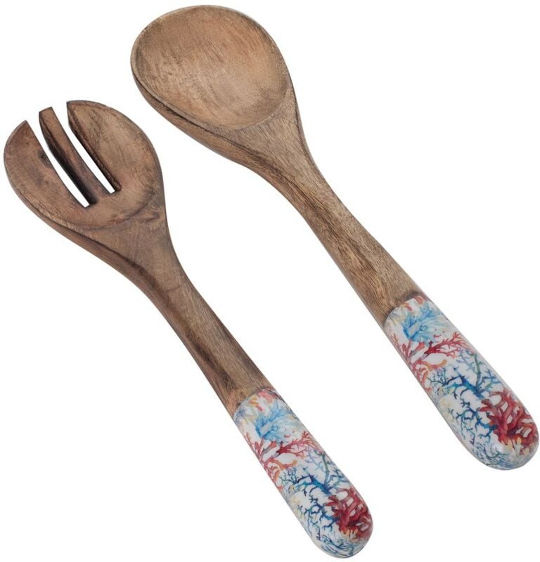 Signes Grimalt - berdachte Küche Korallenhalter und Löffel 2U -Boxen und Tabletts Blue 9x34x3cm 25195