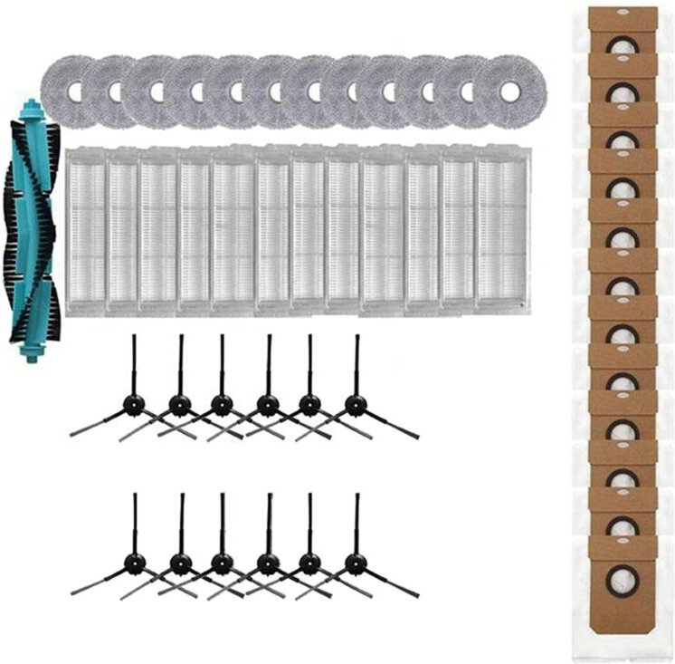 Für 11090 Wichtigsten Seite Pinsel Filter Mopp Tuch Staub Tasche