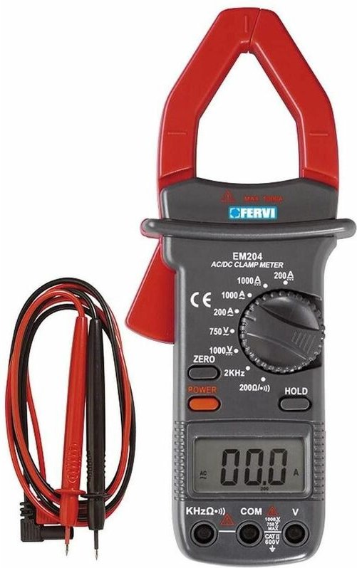 Fervi - digital zangen multimeter stromzange amperemeter zangemessgerät P075