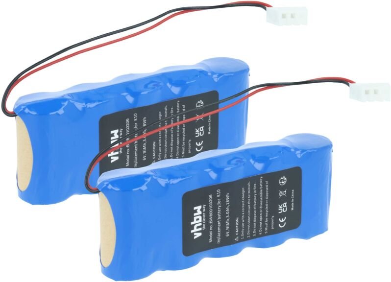Vhbw - 2x Akku Ersatz für Bosch 710055, 9000163, 8781105908, 8787335119, FD252/10 für Elektrowerkzeug (3000 mAh, NiMH, 6...