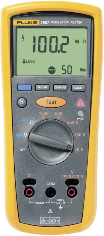 1507 Isolationsmessgerät 50 v, 100 v, 250 v, 500 v, 1000 v 10 gω - Fluke