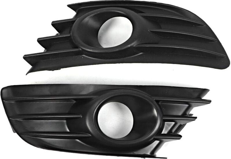 Thumbnail - Frontgrillgitter, 2 Stück Schwarz Frontstoßstange Auto Nebelscheinwerfer Abdeckung Lüftungsgitter Für C4 2004-2008 - Ej....