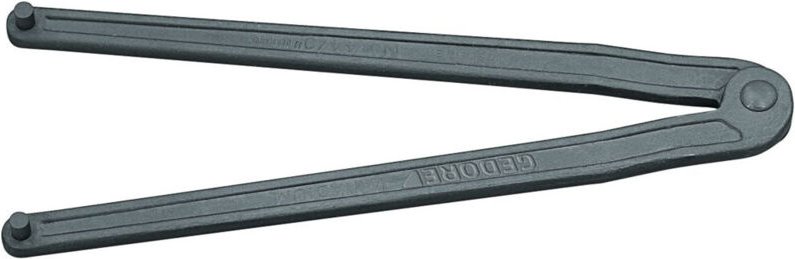 44 4 Zweilochmutterndreher, verstellbar, 4 mm