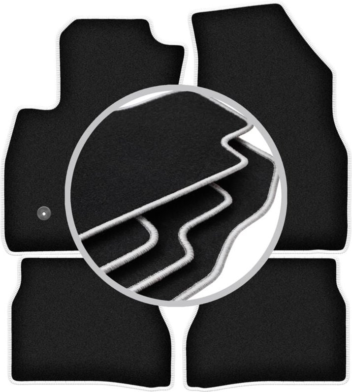 CARLUX-SILVER Autofußmatten für: Opel Combo D 0 (2011-2018)