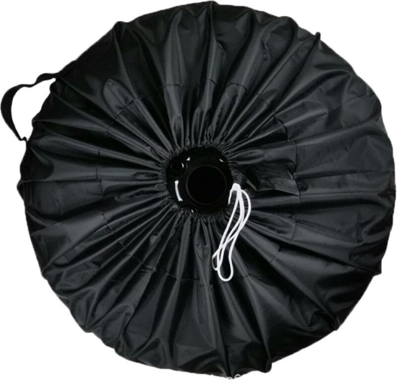Thumbnail - Schwarze Reserveradabdeckung aus Oxford-Stoff – universelle, wasserdichte Reserveradabdeckung mit UV-Schutz für Wohnmobi...