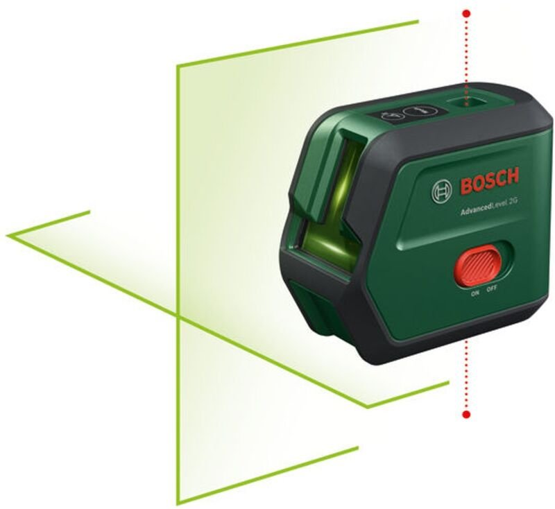 Bosch Professional - Bosch diy AdvancedLevel 2G Kreuzlinien-Laser mit Lotfunktion (0603663G00)
