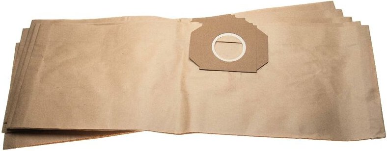 5x Staubsaugerbeutel kompatibel mit Thomas Boxer Staubsauger - Papier, 63,3cm x 22cm, braun - Vhbw