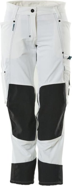 Mascot Hose ADVANCED mit Knietaschen Damen DIAMOND CORDURA 18378 Gr. 48 weiss