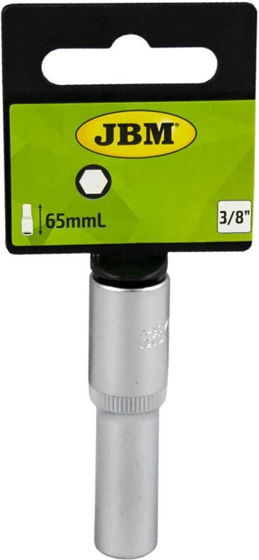 Steckschlüssel 65mm. lang 3/8' de 12mm. JBM10252