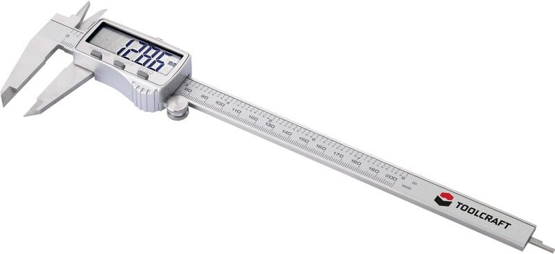 Thumbnail - Toolcraft - din en 862 TO-6935868 Digitaler Messschieber 200 mm