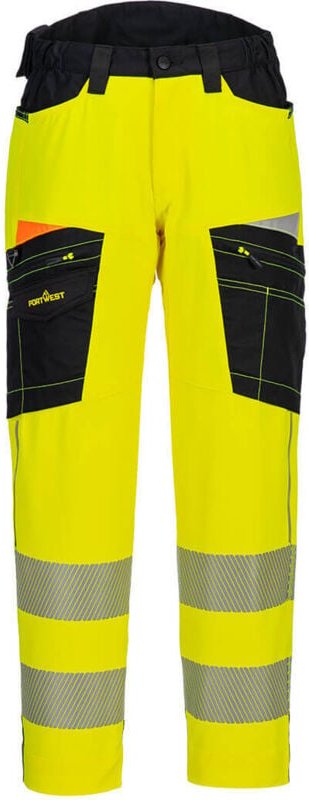 Dehnbarer Arbeitshose DX4 HV Gelb/Schwarz S - FR(40) - UK(32)