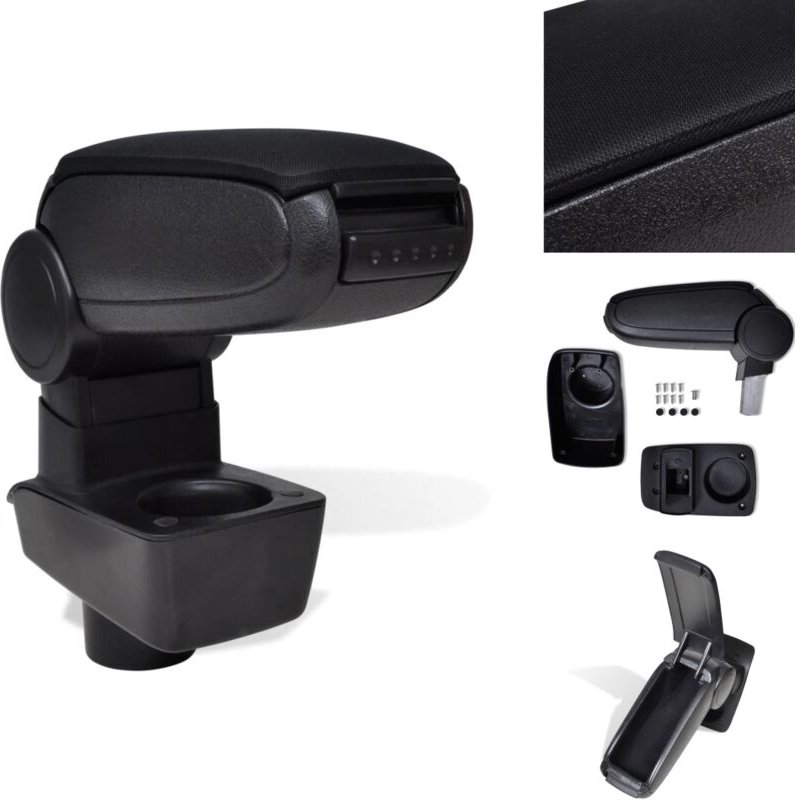 Vidaxl - Kfz-Sitze - Living Auto-Armlehne Geeignet für Ford Fiesta MK7 (2009) - Schwarz