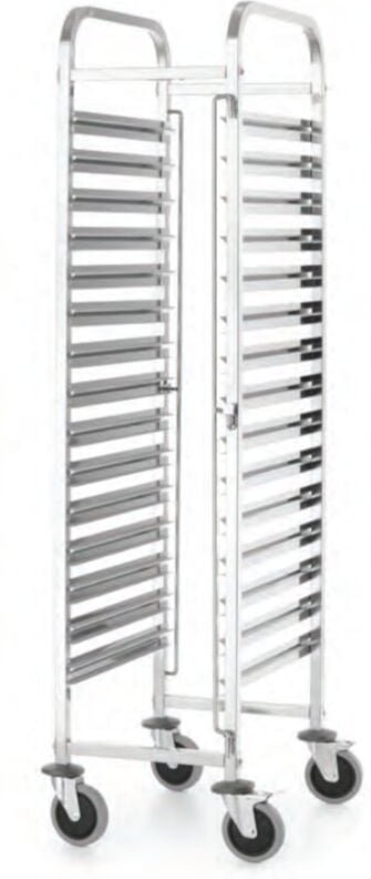 Transportwagen zum Transportieren von Catering-Behältern 15x GN1/1 Kitchen Line - Hendi 813270