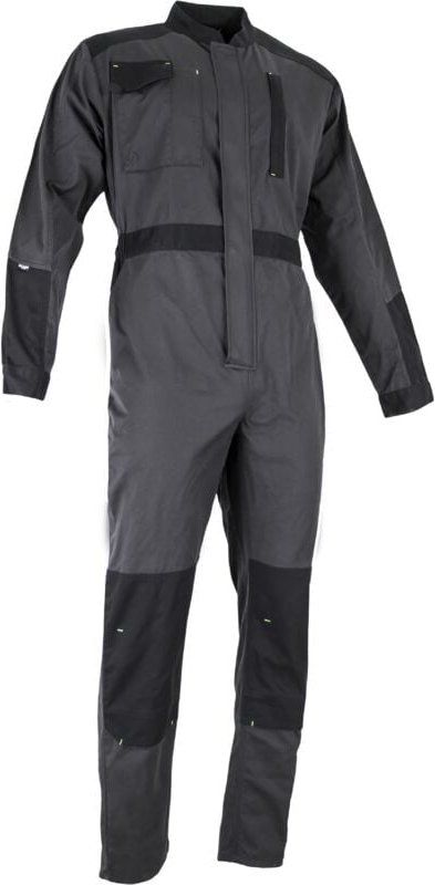 Overall LMA lebeurre Kalium einfach Verschluss zweifarbig Offizierskragen dunkelgrau/schwarz t.s - 4116 potassium dunkel...